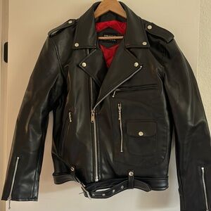 Straight to Hell vegan leather jacket, NWOT, never worn!